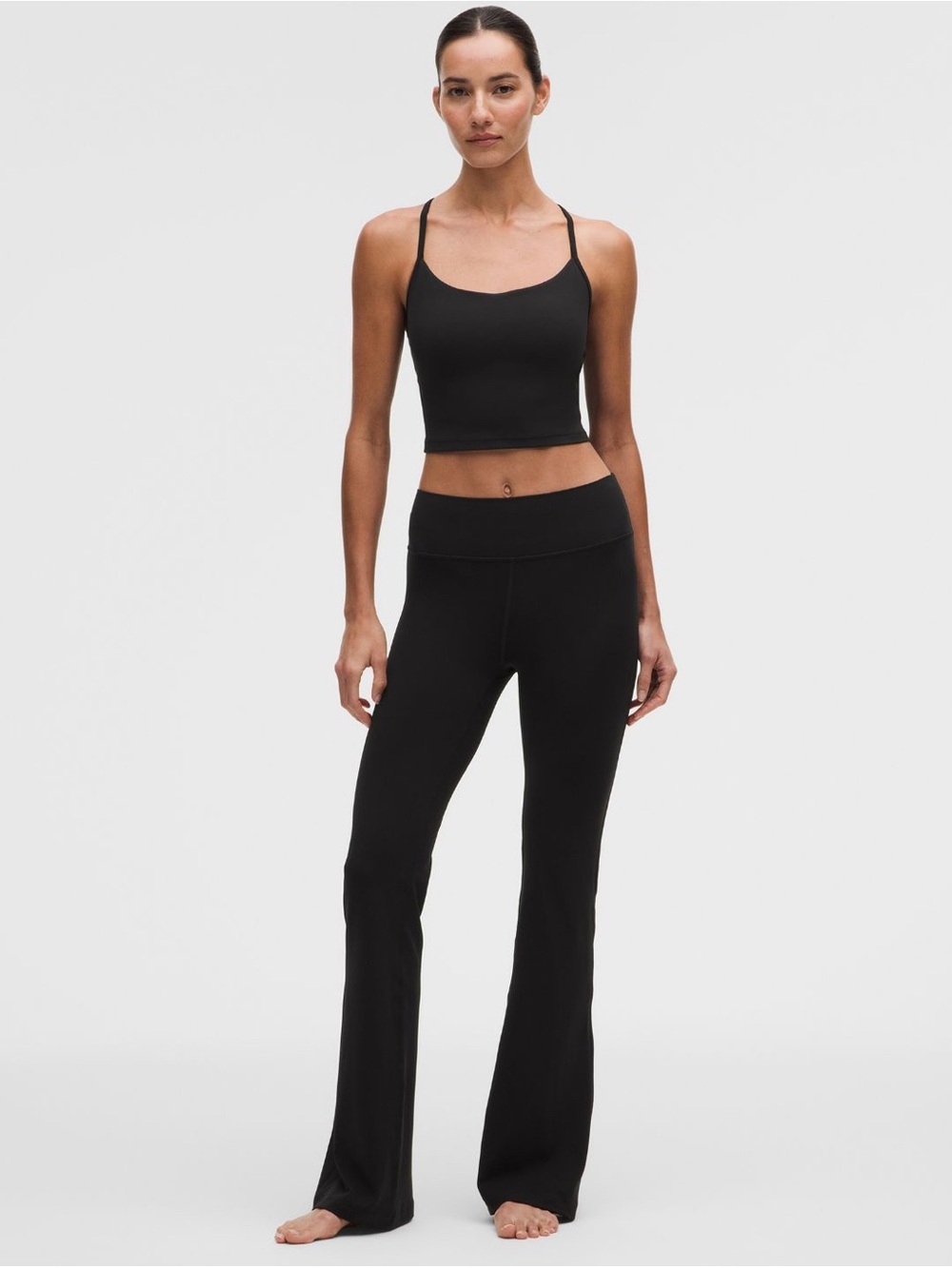 Lululemon Nulu high waist flare pants.